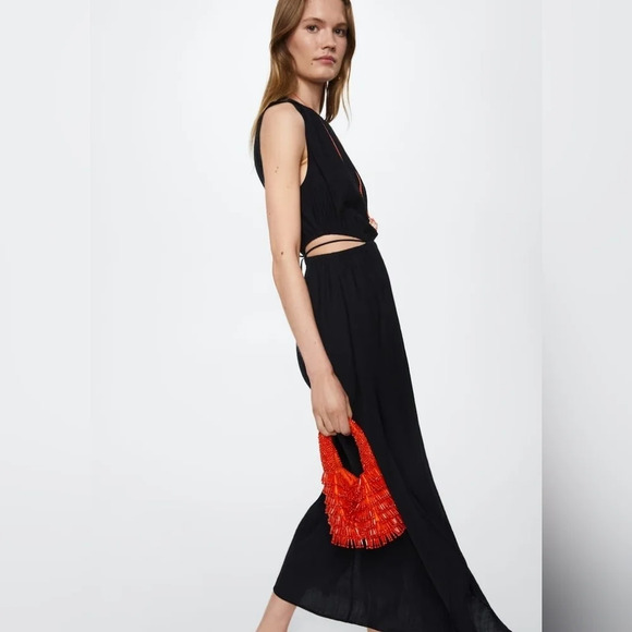 Mango[US:6]-Side slit  dress - Picture 4 of 15